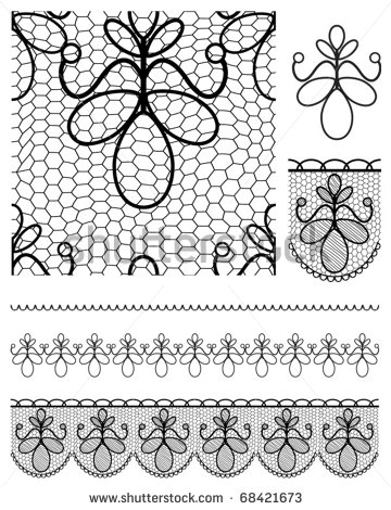 Free Lace Trim Vector