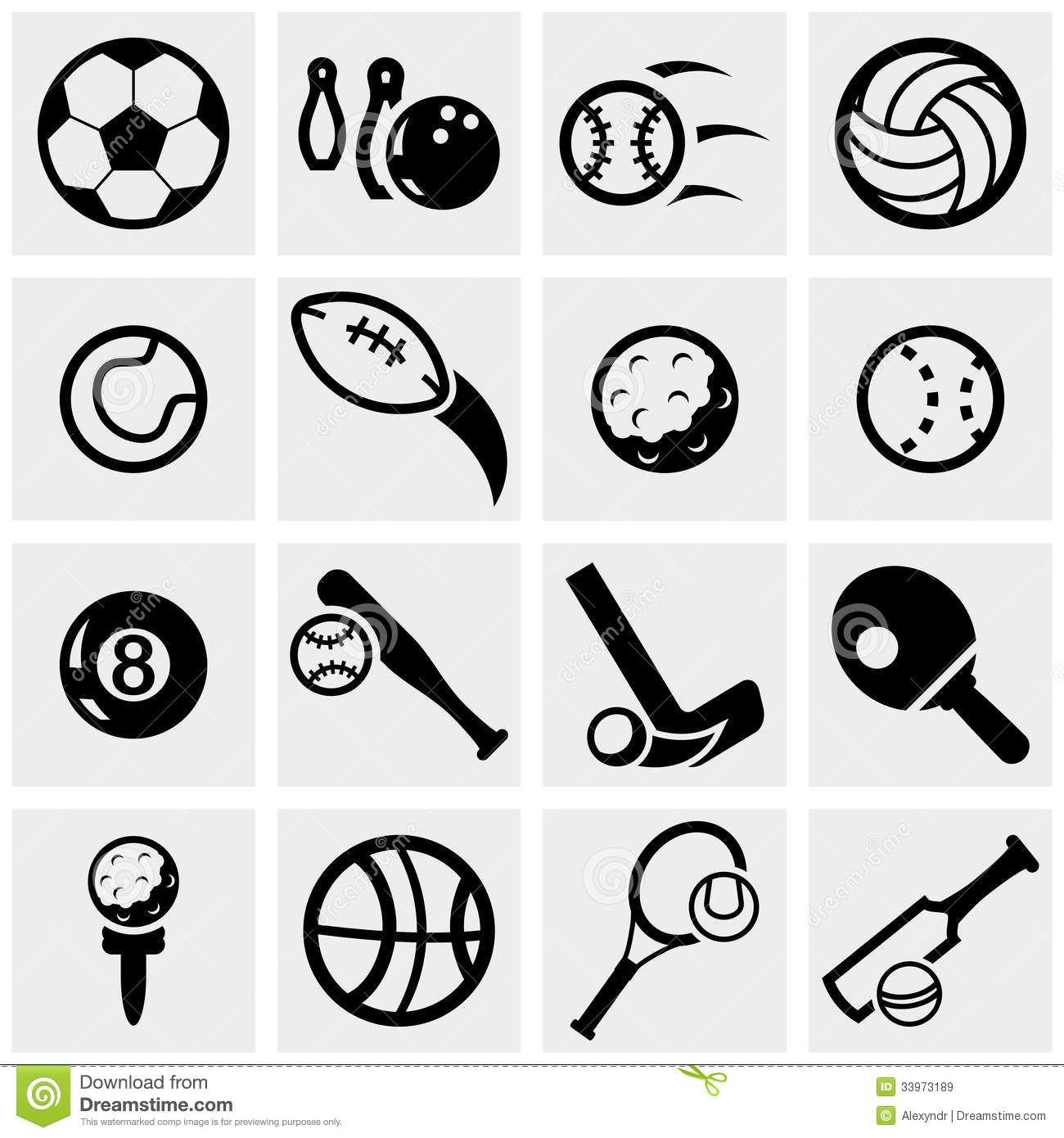Free Sport Vector Icon Sets