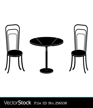 Free Tables and Chairs Clip Art