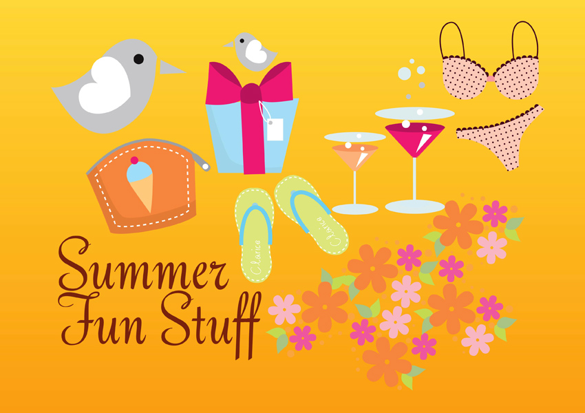 Free Vector Art Summer Fun