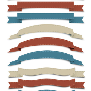 Free Vector Retro Ribbon Banner Free Vector Retro Ribbon Banner