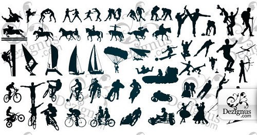 Free Vector Sport Silhouettes