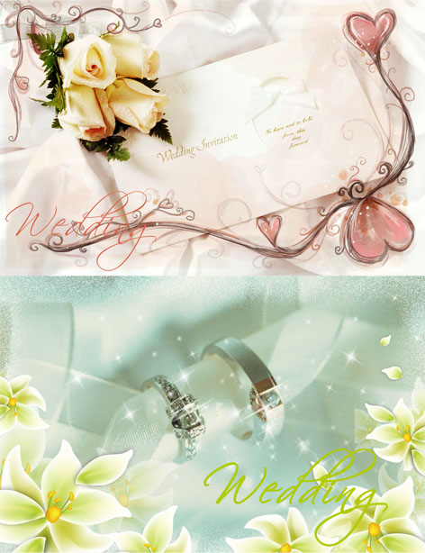 Free Wedding Album PSD Templates