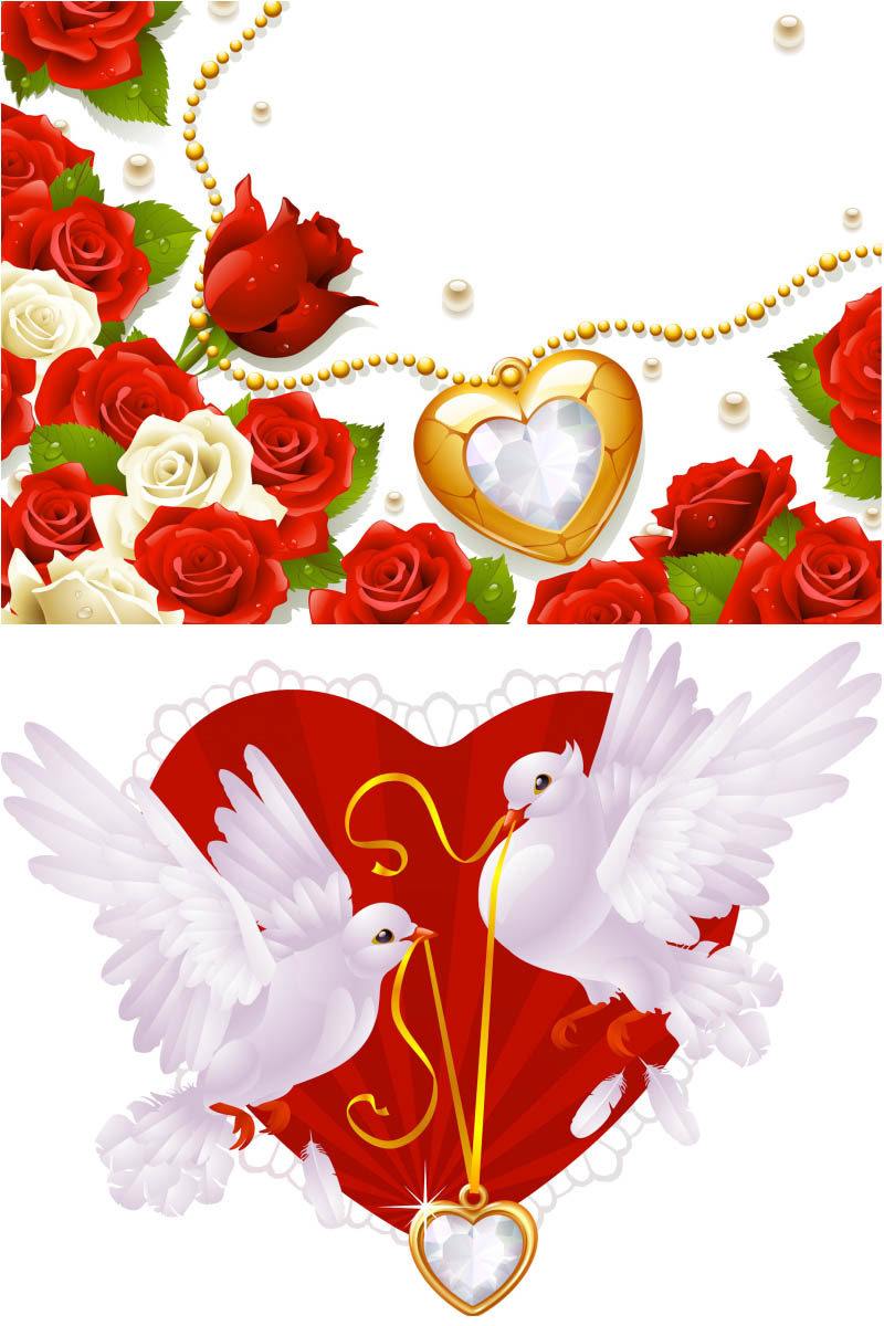 Free Wedding Vector Background Designs