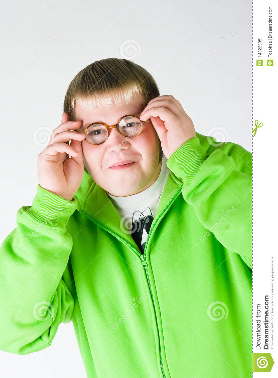 Funny Guy with Glasses