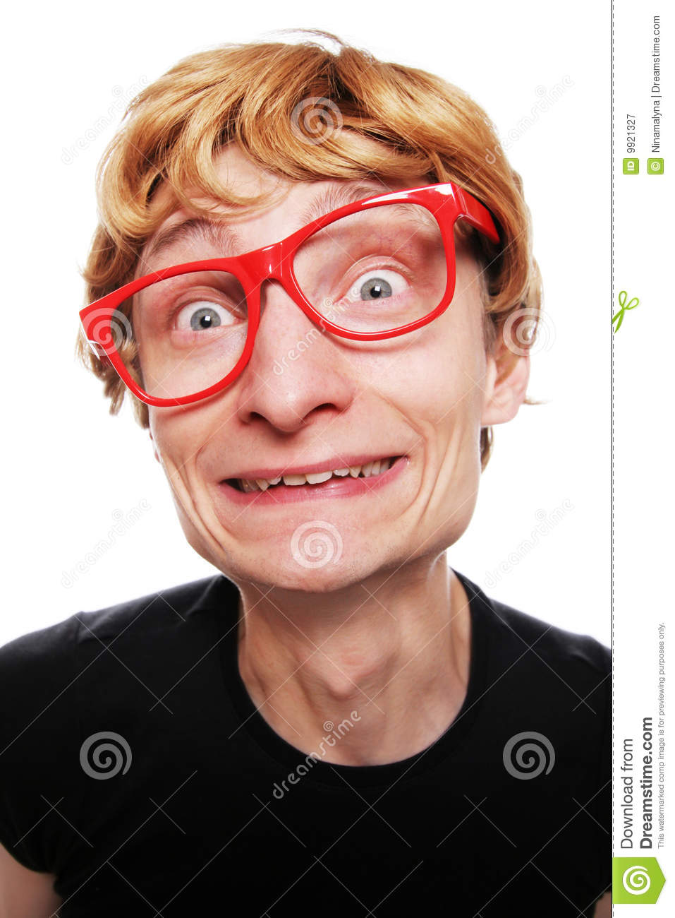 Funny Guy with Glasses