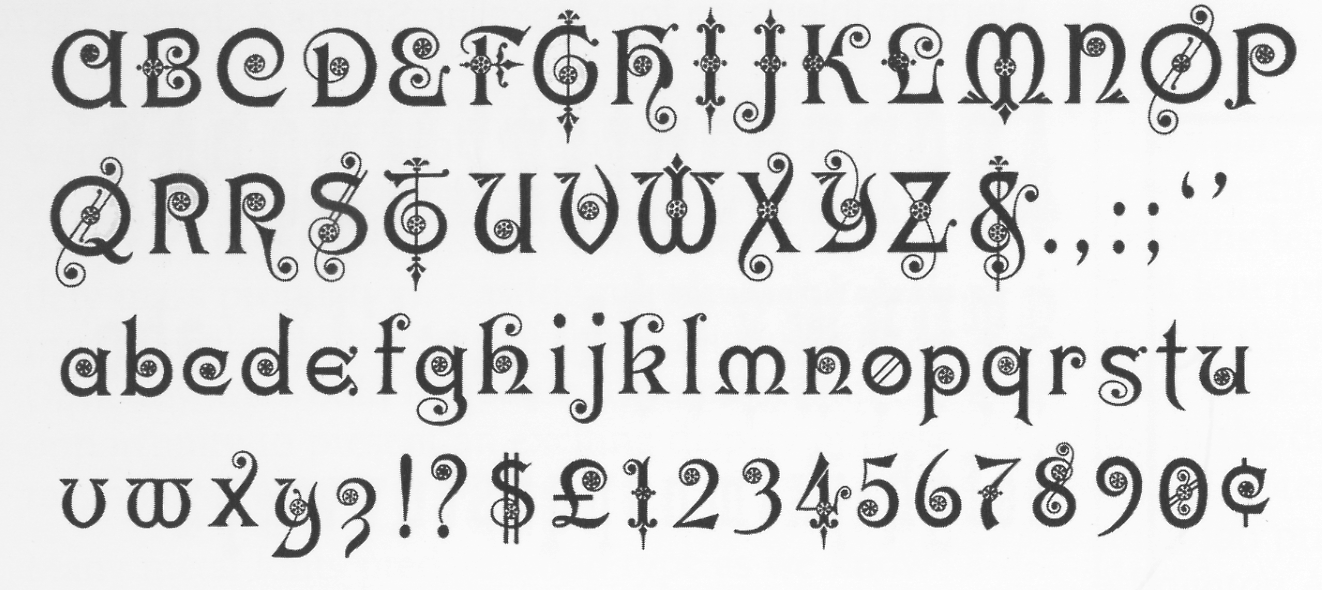 Gothic Cursive Font