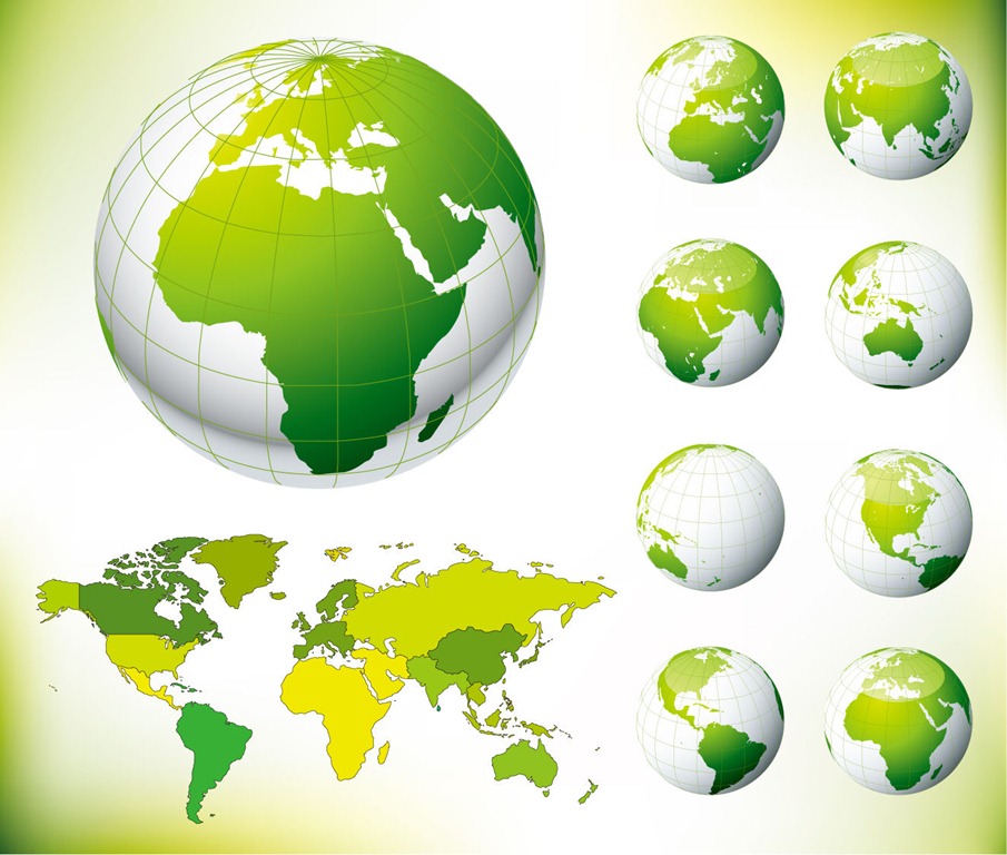 Green Earth Vector