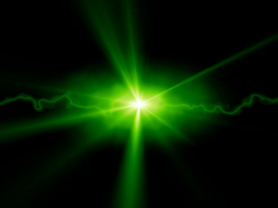 Green Light Flares for Photoshop