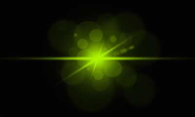 Green Optical Flare