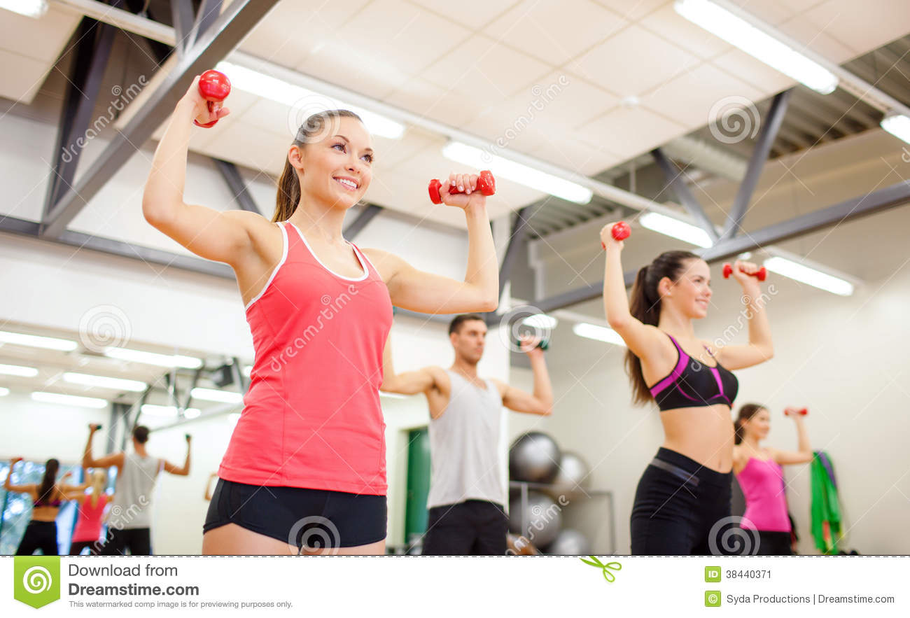 Group of People Working Out