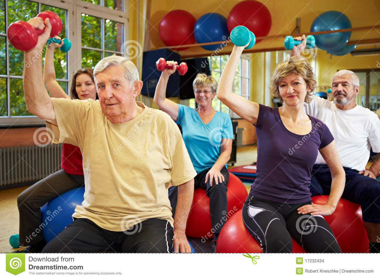 Group of People Working Out