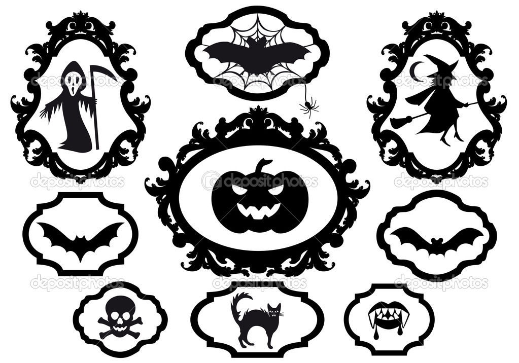 Halloween Vector Frame