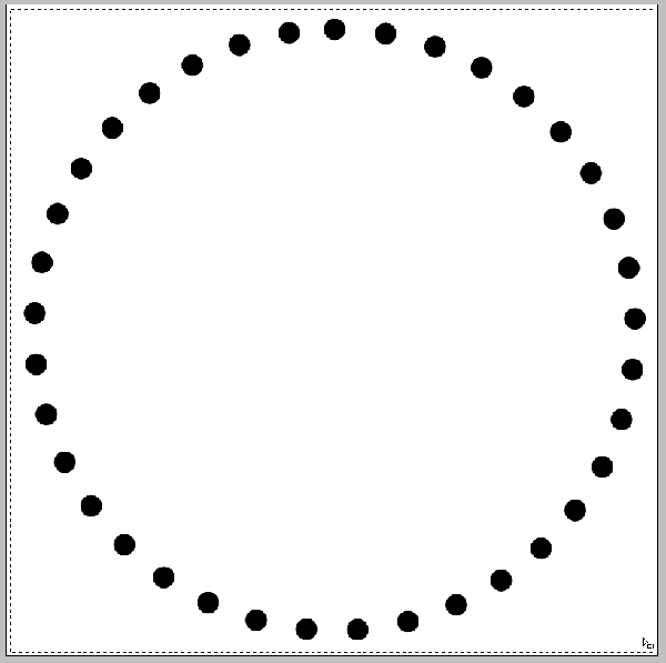 How to Make Dots in a Circle Photoshop