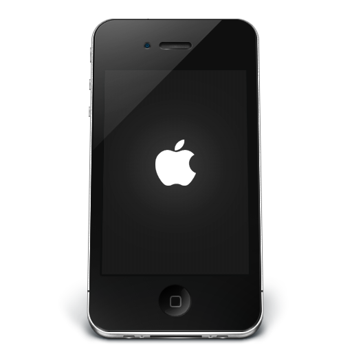 iPhone Phone Icon Black