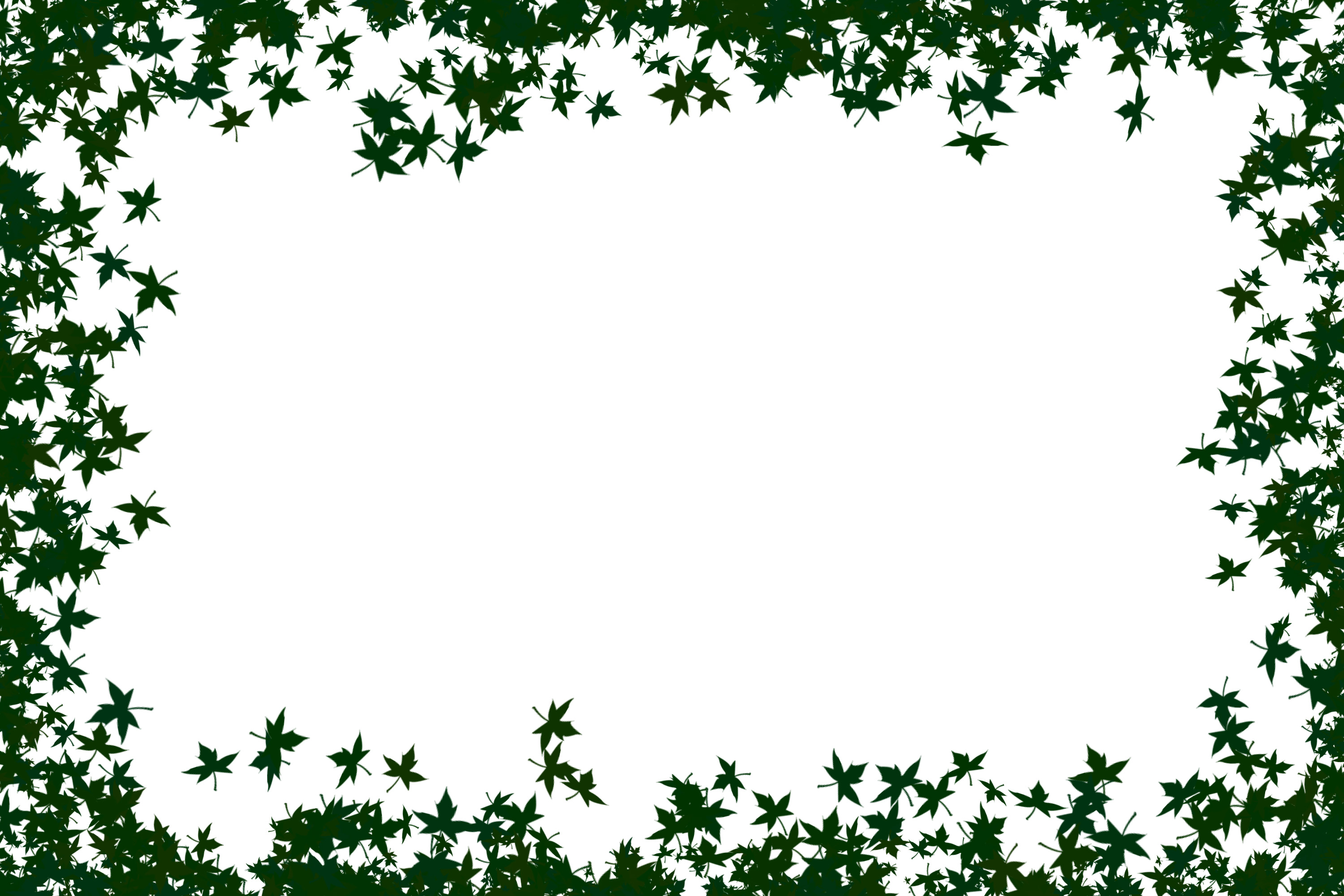 Leaves Borders and Frames Leaves Borders and Frames