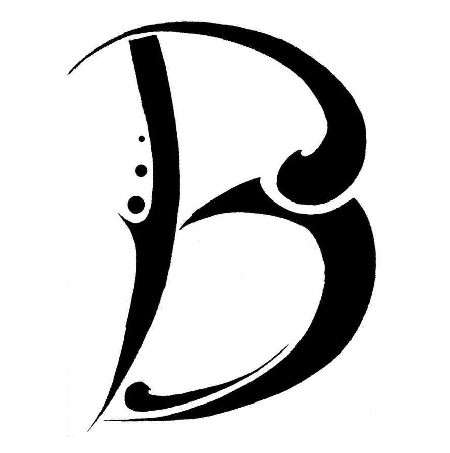 Letter B Tattoo Designs