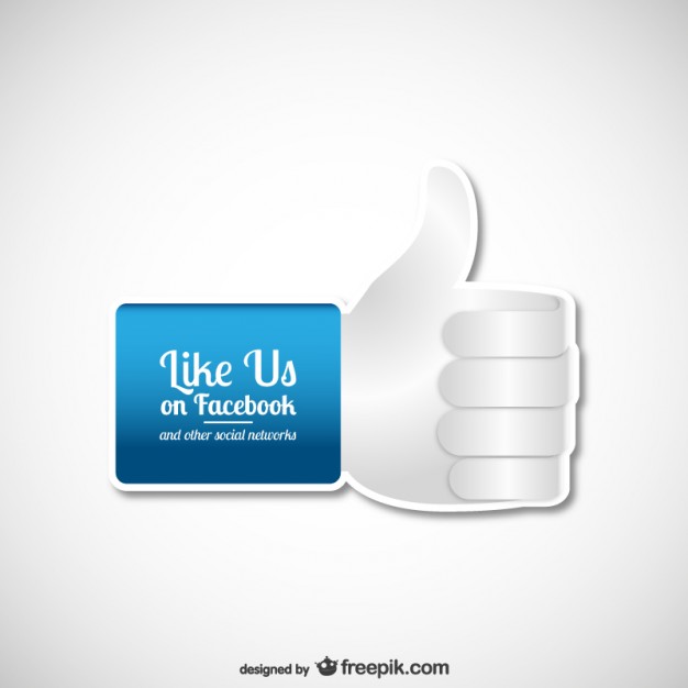 Like Us On Facebook Vector