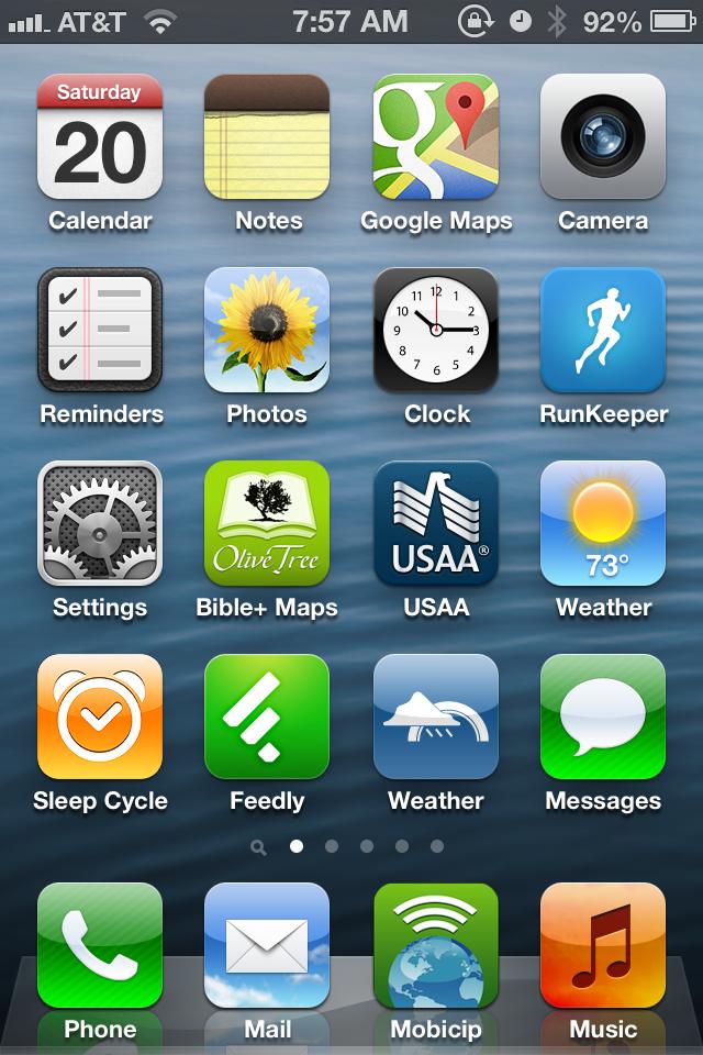 Lock Symbol On iPhone Circle Icon