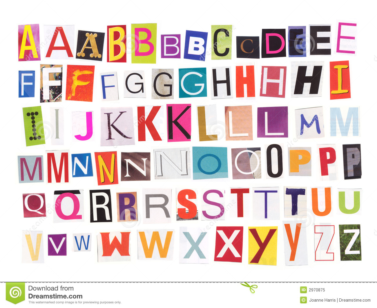 Magazine Letters Cut Out Magazine Letters Cut Out