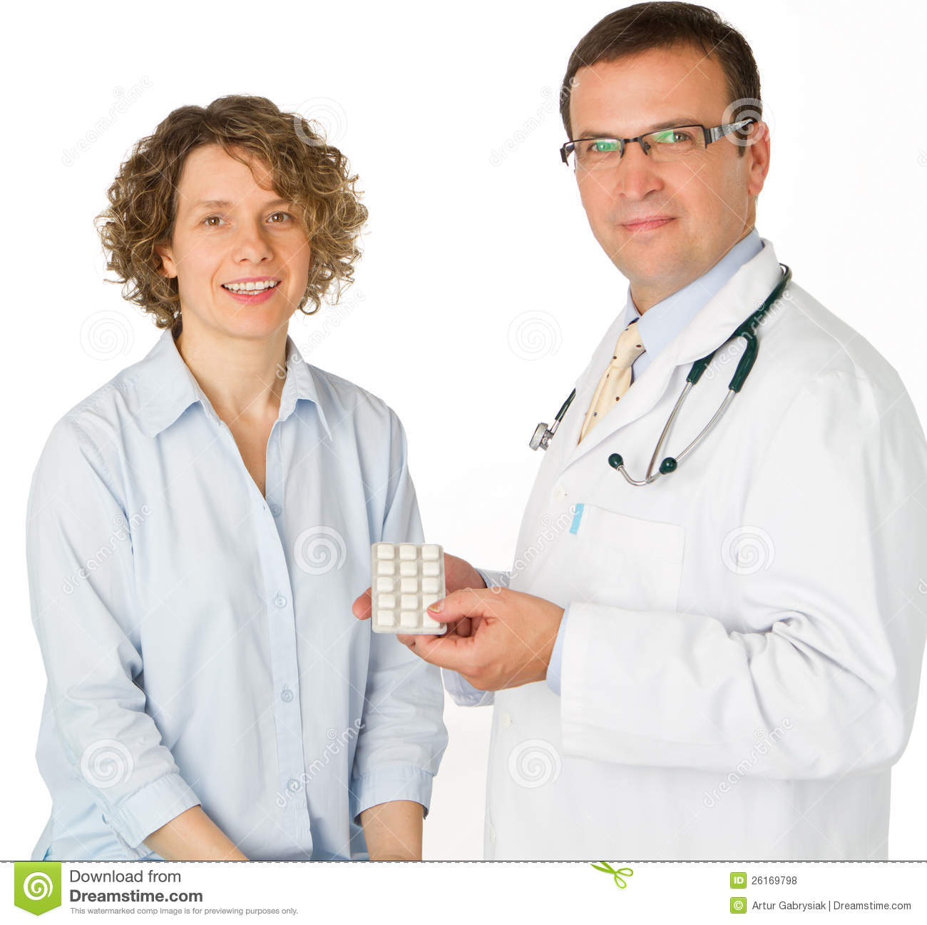 Male Doctor and Patient