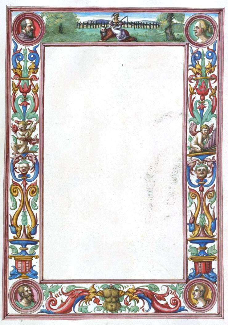 Medieval Page Border Designs Medieval Page Border Designs