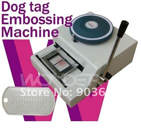Metal Embossing Machine Dog Tags Metal Embossing Machine Dog Tags