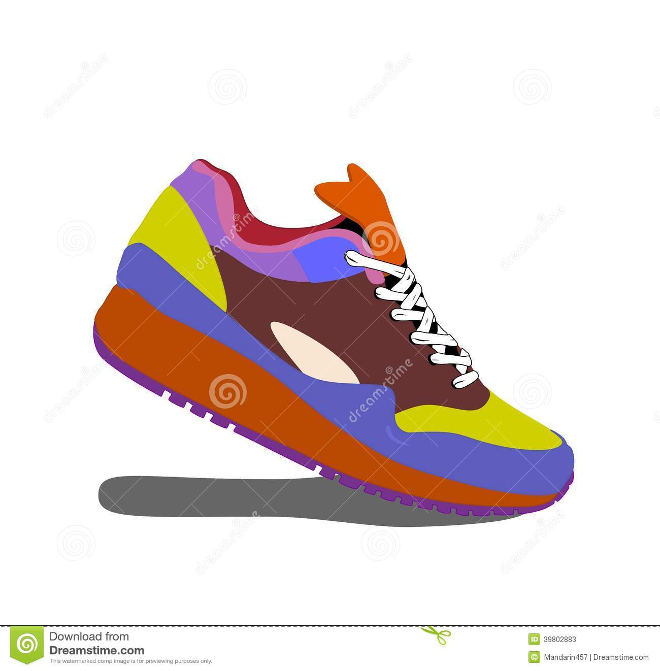 Nike Running Shoe Template
