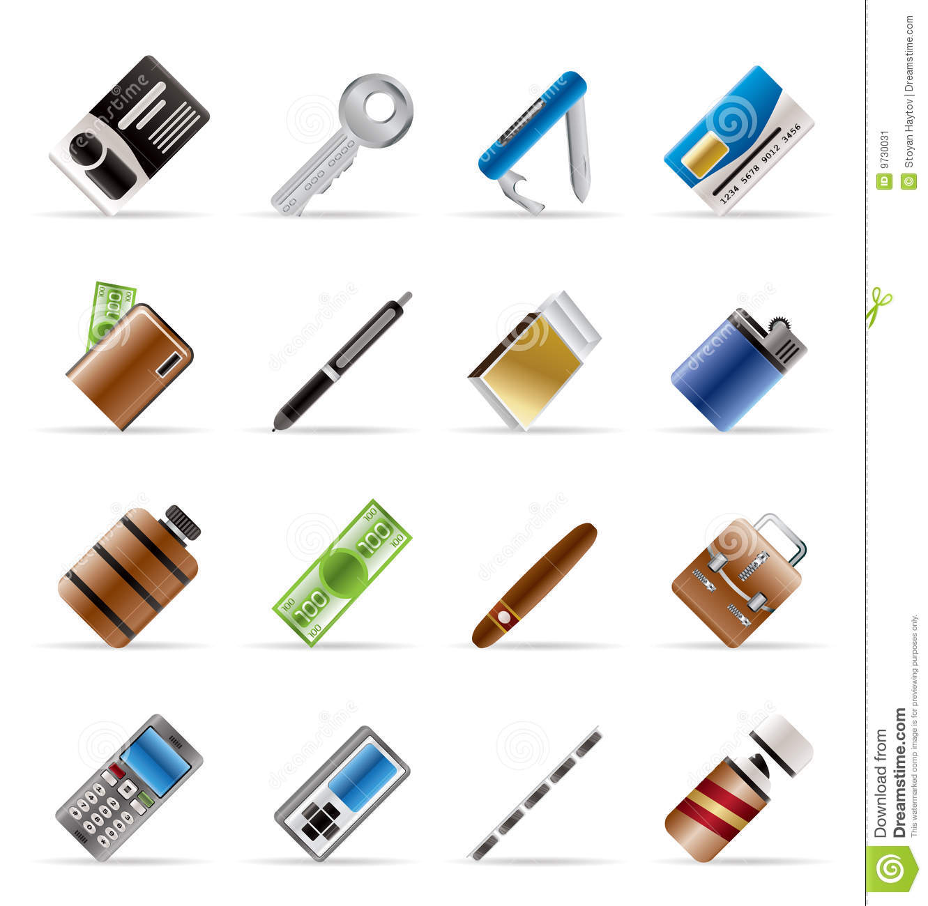 Object Icons Vector