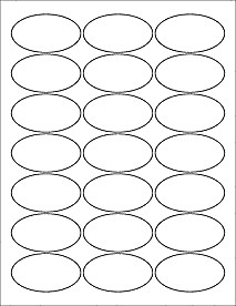 Oval Printable Labels Templates