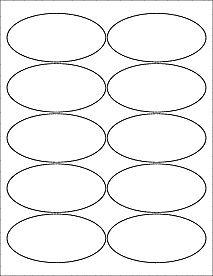 Oval Shape Template