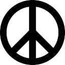 Peace Sign Stencil Peace Sign Stencil