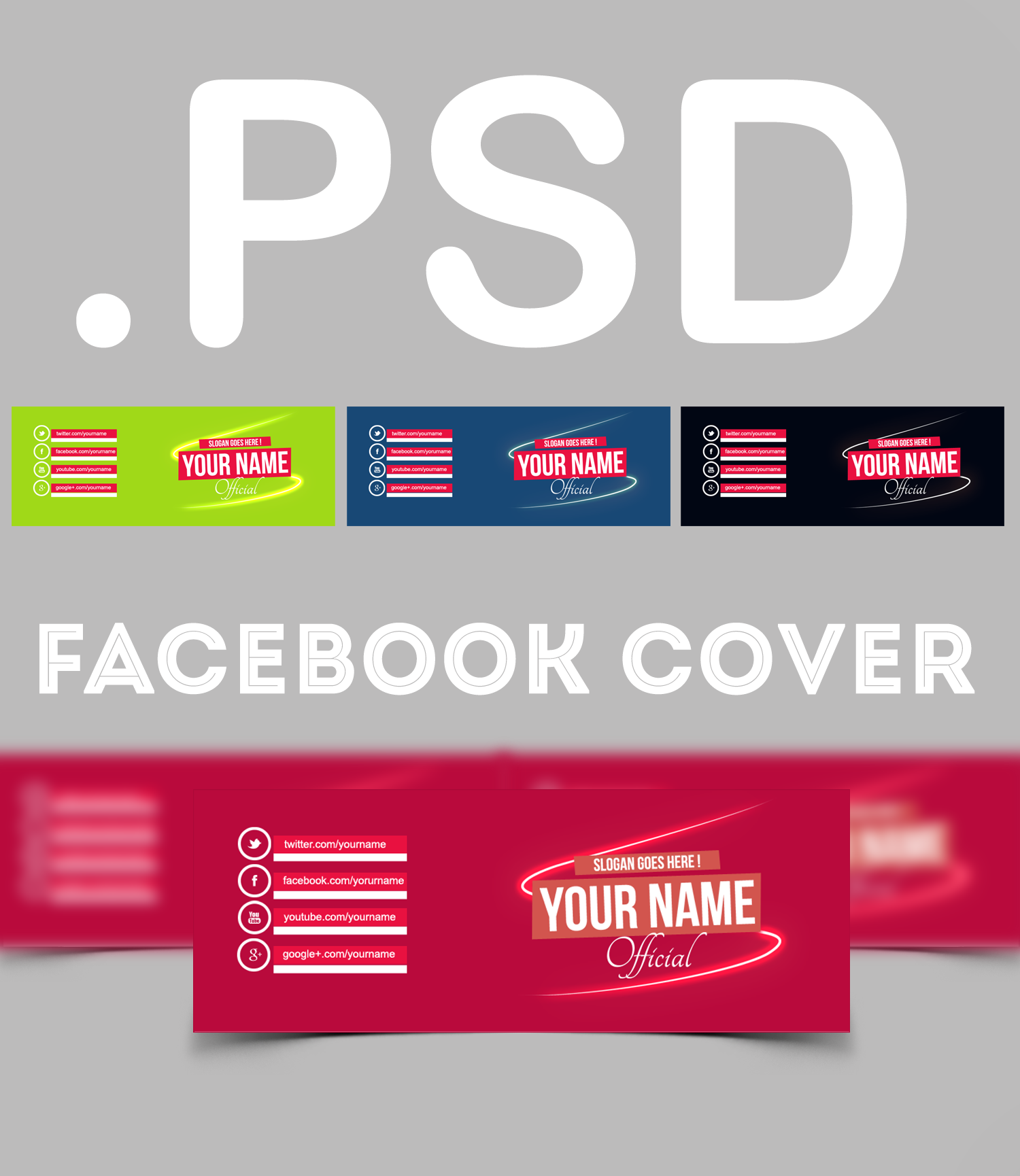 Photoshop Facebook Cover PSD