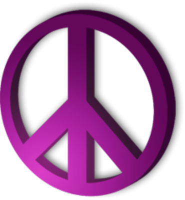 Pink Peace Sign