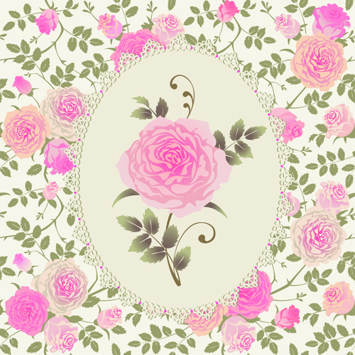 Pink Rose Pattern