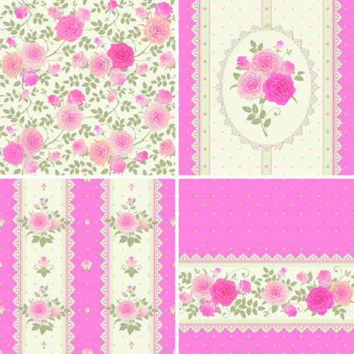 Pink Rose Pattern