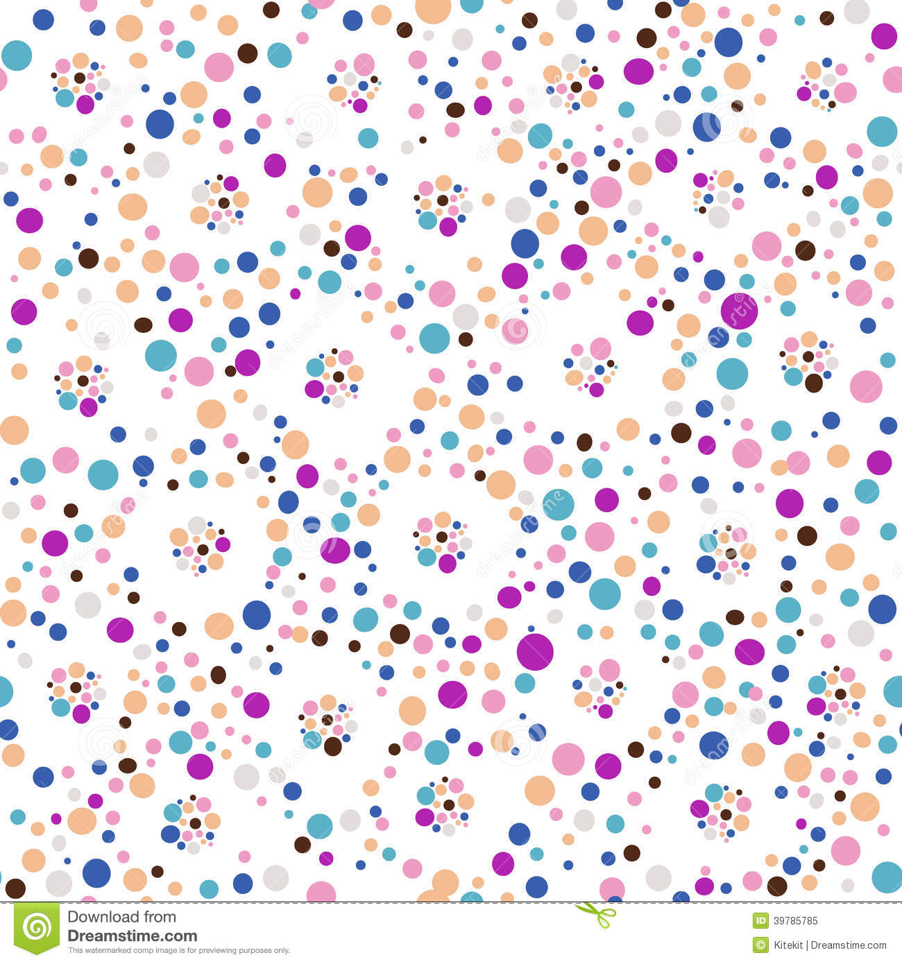 Polka Dot Pattern Vector