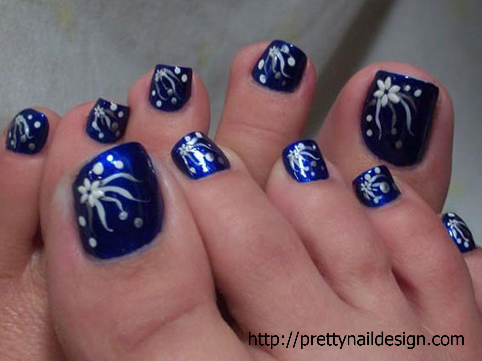 14 Foot Nail Art Designs Images