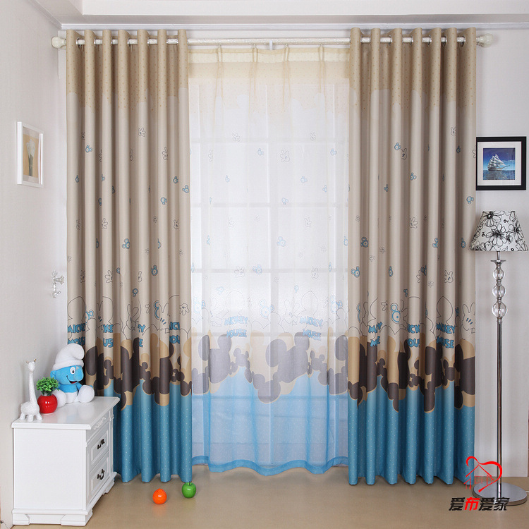 Red and Blue Window Curtains Red and Blue Window Curtains