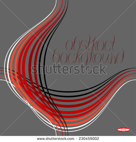 Red Black and White Line Design