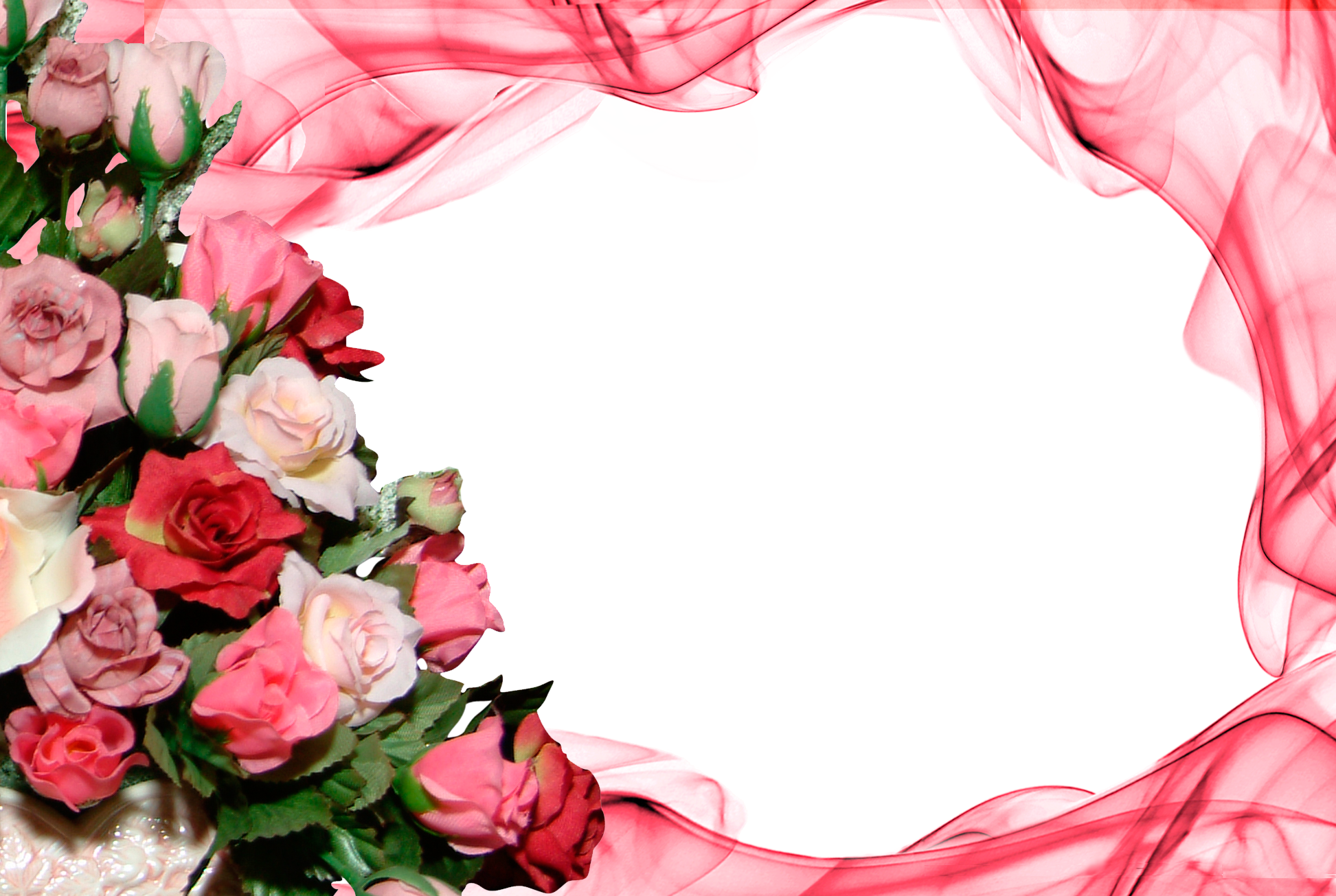 Rose Heart Frame Transparent Rose Heart Frame Transparent