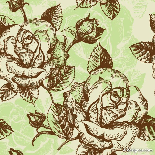 Rose Vector Pattern