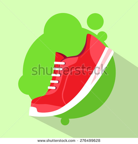 Running Shoe Icon Vector