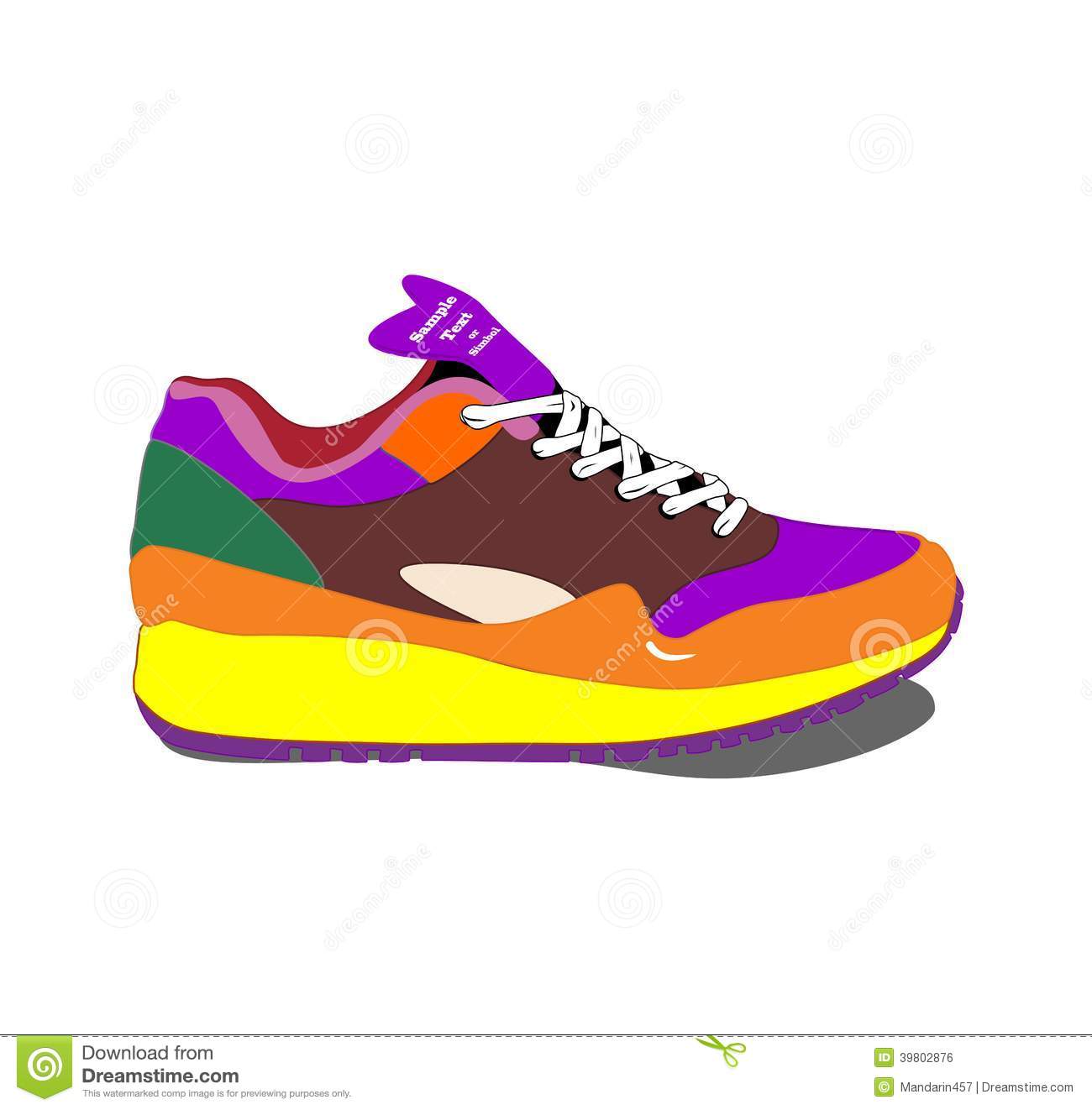 Running Shoe Template Running Shoe Template