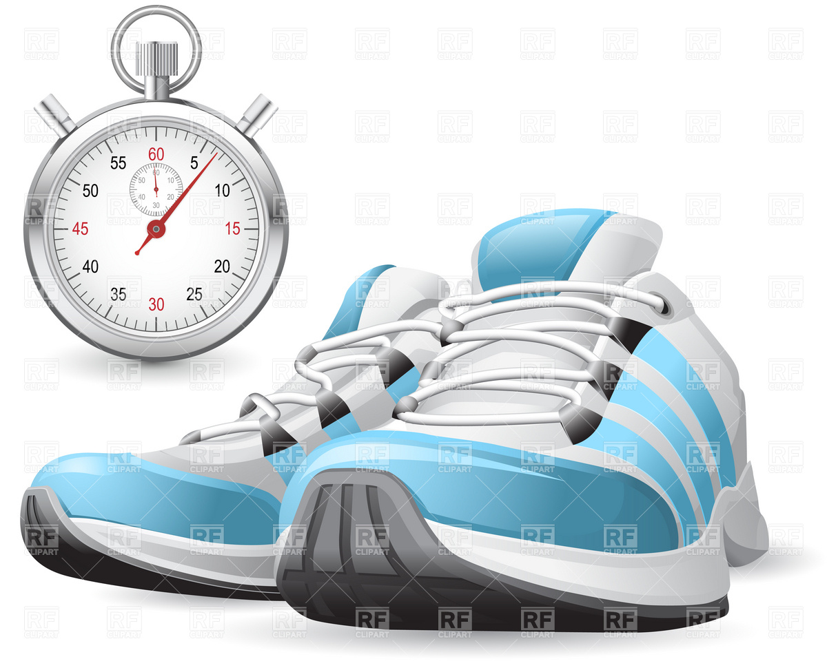 Running Shoes Clip Art