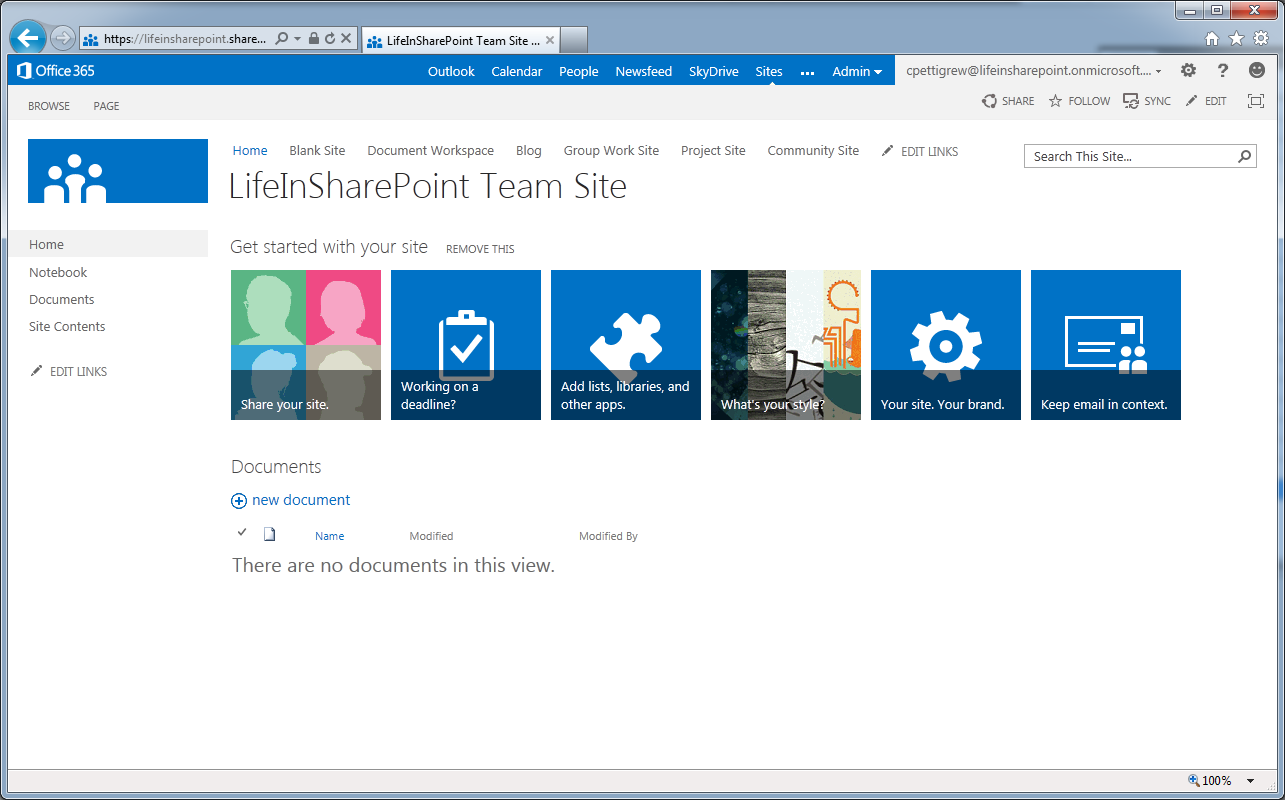 SharePoint 2013 Sites