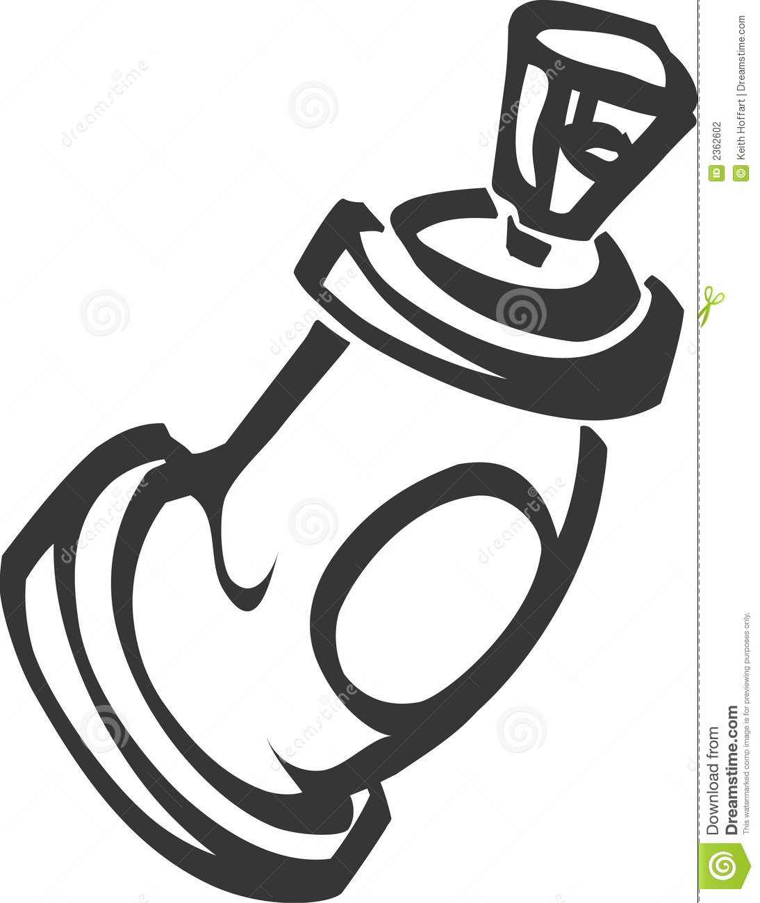 Spray Paint Can Vector