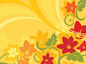 Summer Flowers Vector