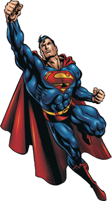 Superman Flying Comic