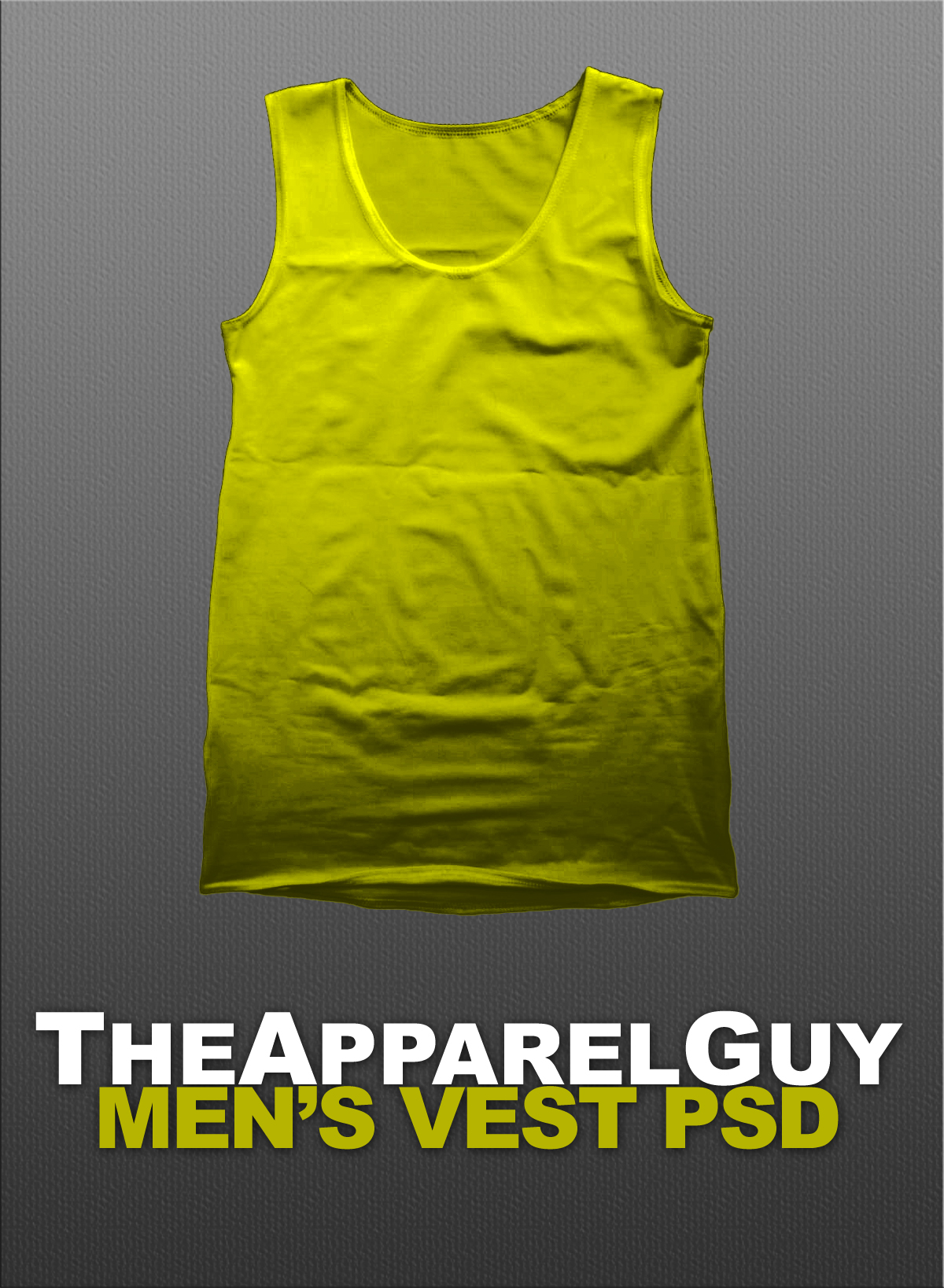 Tank Top Template PSD